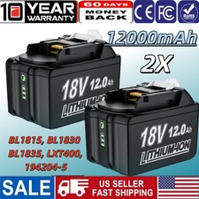 2PACK 18V For Makita 12.0Ah