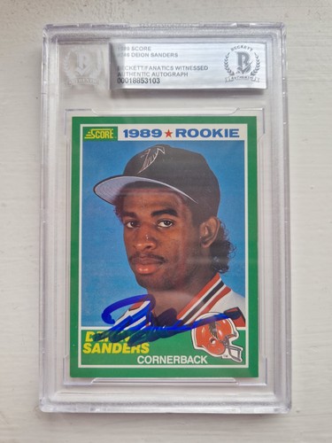 1989 score deion sanders - 1989,