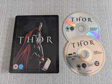 Thor Steelbook Blu Ray + Dvd Marvel FREE P&P