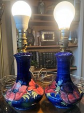 Moorcroft anemone table lamps - table,