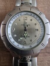 Claude Valentino Oceanmaster CL500 Quartz Watch Working, New Battery, Unboxed 