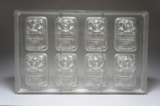 Professional Polycarbonate Chocolate Mould slab Bear in bed with sleeping cap