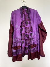   Reversible silk evening