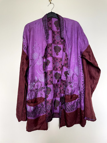 Reversible silk evening - ,