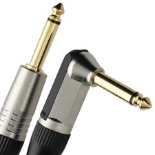 3m GOLD Right Angle MONO Jack