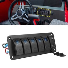 12V/24V 5 Gang Rocker Switch