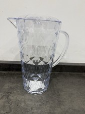 Set of 6 Glasses Crystal Effect Plastic Tumbler Clear Water Glass Reusable 400ml