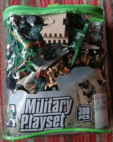 Blue panda 300pc army men - 300pc,
