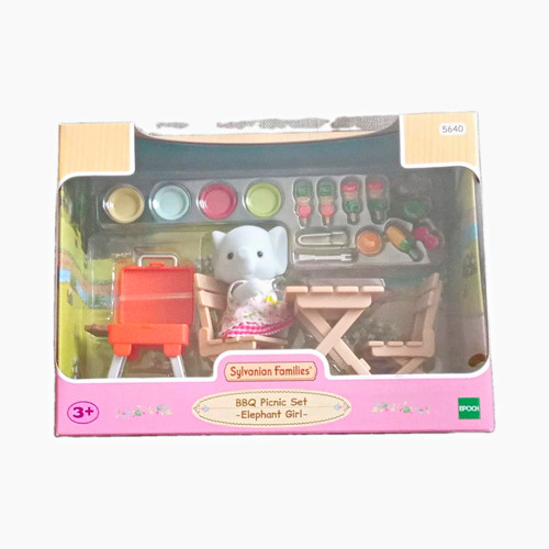 Sylvanian families bbq picnic - families,