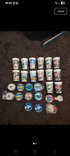 Thunderbirds plastic cups