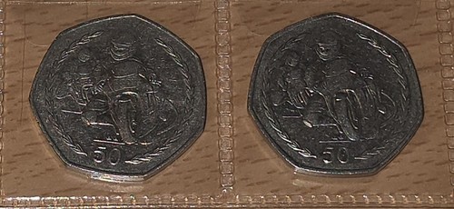 Isle man 50 pence 1997 - ,