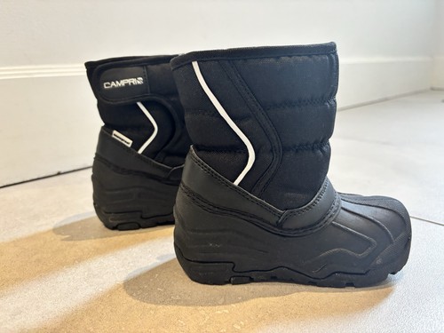 Kids unisex snow boots black - kids,