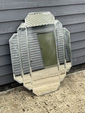 Art Deco Style Mirrors Large Wall Hanging Rectangular Heavy Mirror