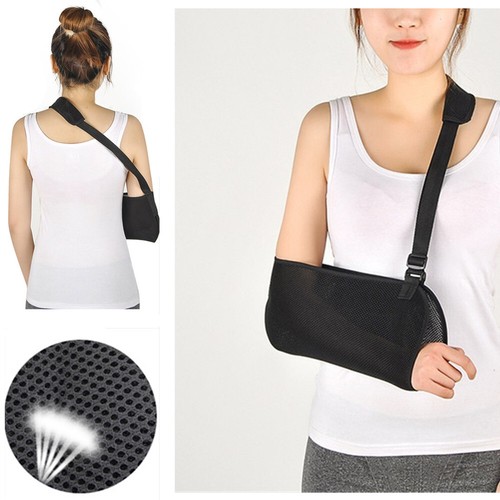 Black arm sling wrist shoulder - black,