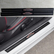 MINI Cooper JCW Side Skirt Door Sill Entry Strip Covers x 2 R56 51477406651