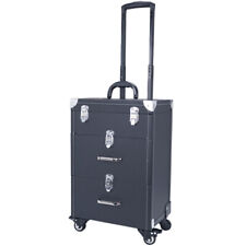 Nail Salon Makeup Trolley Hairdresser Organiser Cosmetic Train Case Drawer Box