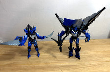 2x Transformers Age of Extinction Strafe Dinobots 5" Action Figures Hasbro 2013