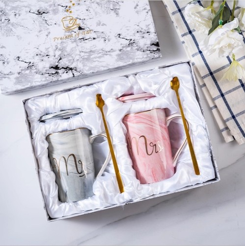 Mrs couple cups ceramic - &,