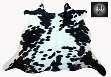EXCLUSIVE! 100% Real Cow Hide  Rug Cow Skin Hairon Leather Carpet (53" x 54")