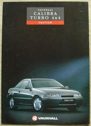 Vauxhall calibra turbo 4x4 car - calibra,