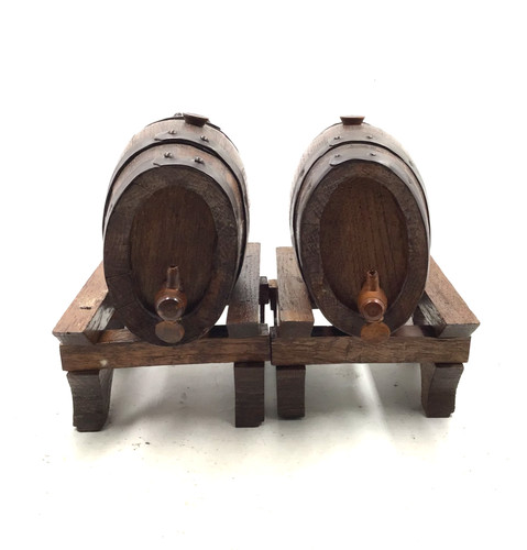 Vintage wooden miniature wine - miniature,