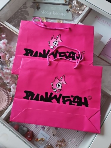 Punky fish shopping paper bags - punky,