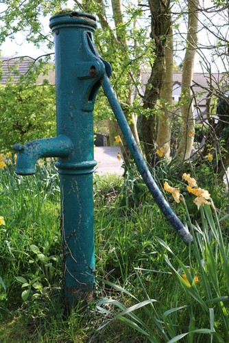 Photo 6x4 old water - pump, at