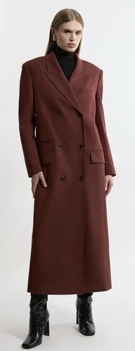 Karen millen wool blend double - millen,