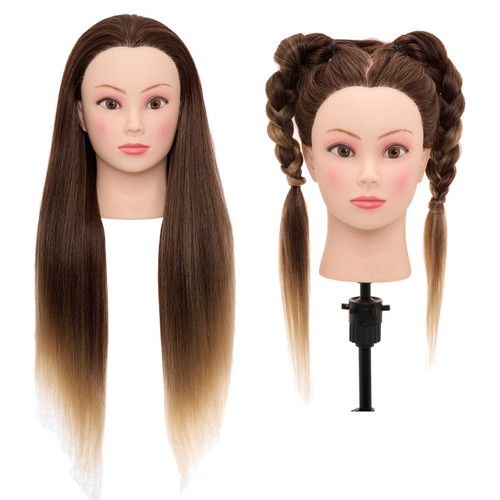 Mannequin head with - with, hair