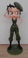Large Betty Boop Army Soldier Figurine - King Features Syndicate 2007