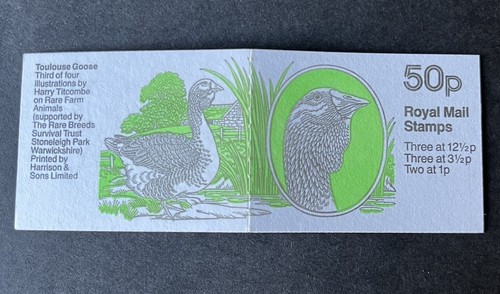 Stamp booklet folded - gb, 50p