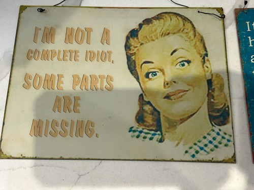 Metal advertising signs - advertising,