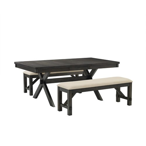 Hayden piece dining table - 3-piece,