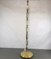 Vintage Brass And Onyx Floor Lamp 122cm Tall Decorative Antique Style Lamp UK