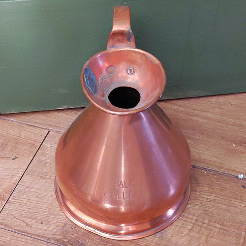 Antique copper half gallon - copper,