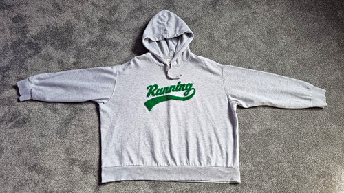 Grey green pullover hoodie - h&m, grey/green