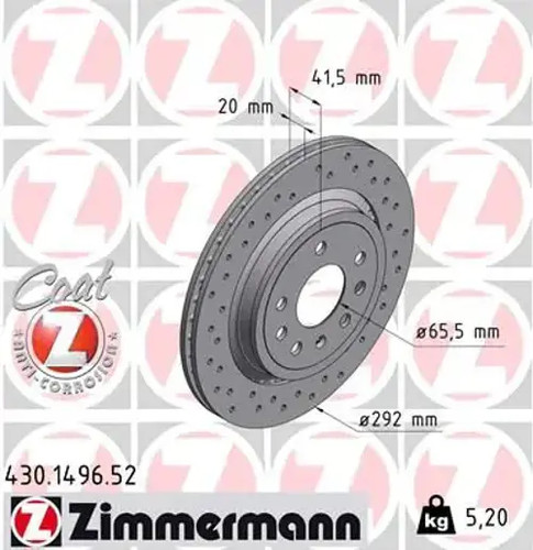Brake disc externally - 2x,