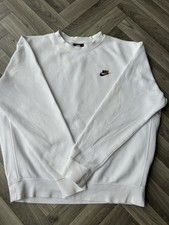 Nike White Sweatshirt Jumper