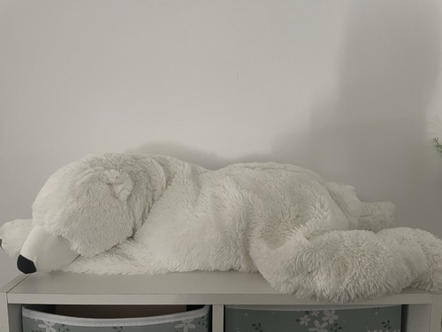 Ikea polar bear soft toy - ikea,