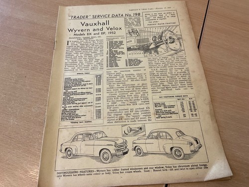 1952 vauxhall wyvern - wyvern, &