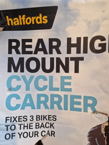 Halfords bike rear - 3, mounted