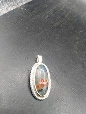 Vintage Silver Pendant With