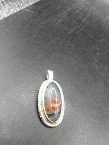 Vintage silver pendant with - pendant,