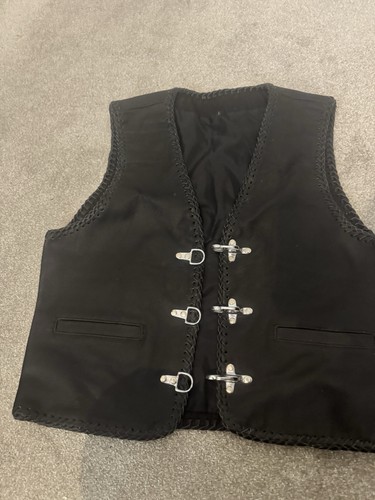 Real leather vest - leather,