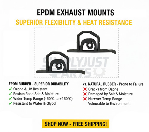 Exhaust rubber mount - exhaust,