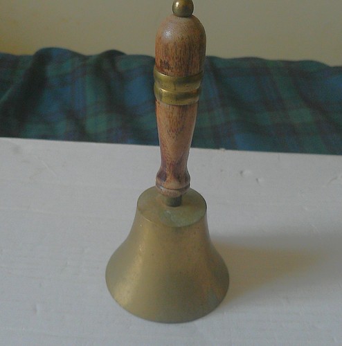 Vintage brass school dinner - vintage,