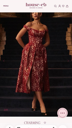 House red floral lace - house, cb