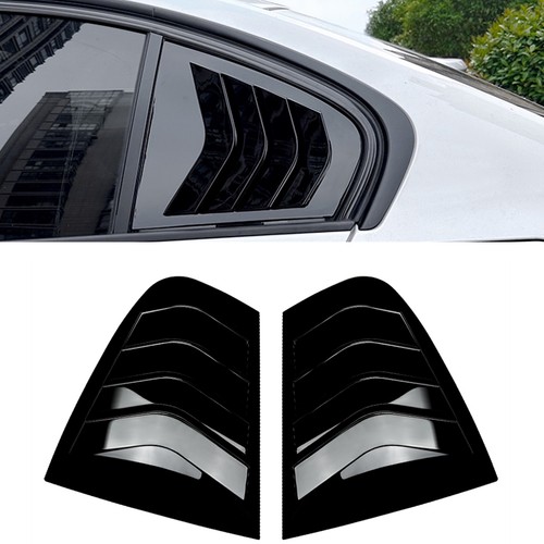 Rear side window louver trim - window,