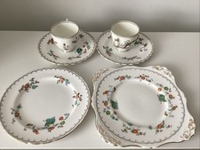 Tuscan bird of paradise China Side Plates Cake Plate Tea cups