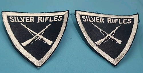 Vintage silver rifles - silver,